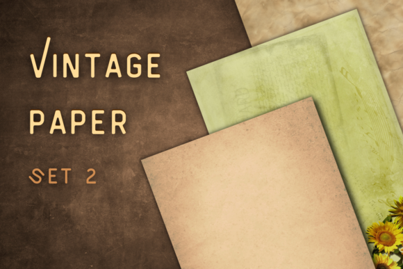 Discover the Charm of Old Vintage Paper Interior Set 2: A Perfect Addition to Your Creative Projects