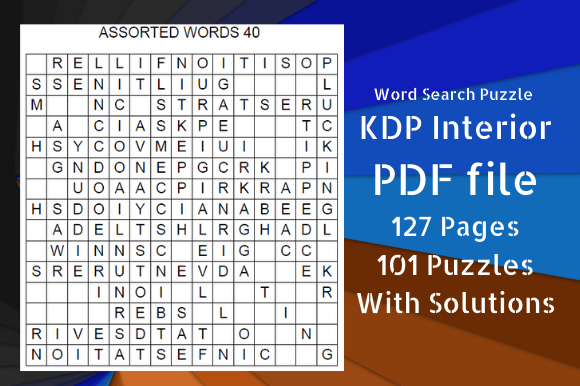 Discover Word Search Interiors for Your KDP Projects