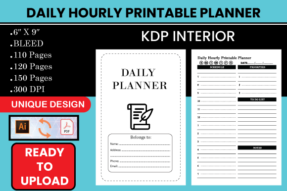 Effortless Planning with Daily Hourly Printable Planner