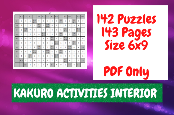 Enhance Your Design Projects with Kakuro Puzzles 142 Games