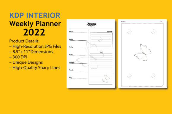 Enhance Your Planning with KDP Interior Weekly Planner