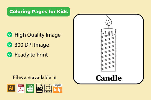 Explore Creative Candle Coloring Pages for Kids