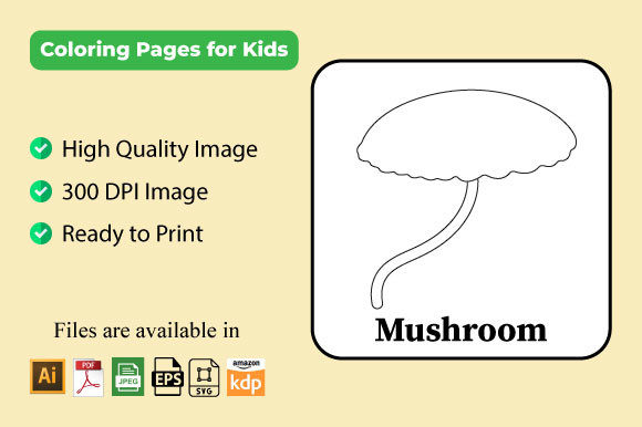 Explore Creative Mushroom Coloring Pages
