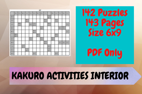 Explore KDP 142 Kakuro Puzzles Activity Book