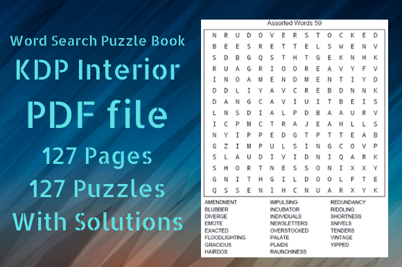 Explore KDP Word Search Puzzles Activity Book