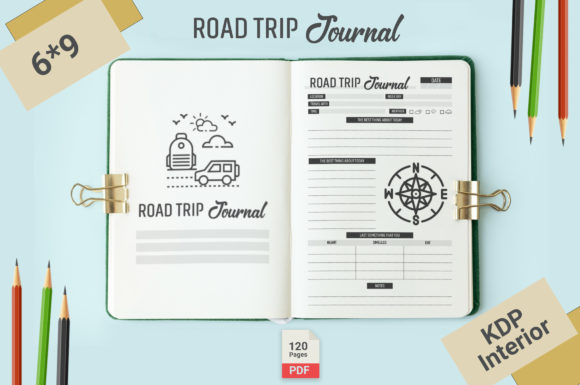 Exploring the Road Trip Journal KDP Interior for Self-Publishing