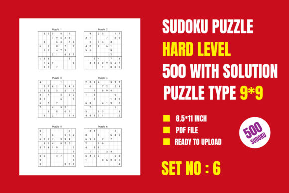 Hard 500 Sudoku Puzzle 9 9, Vol-6: A Comprehensive Guide for Enthusiasts and Professionals