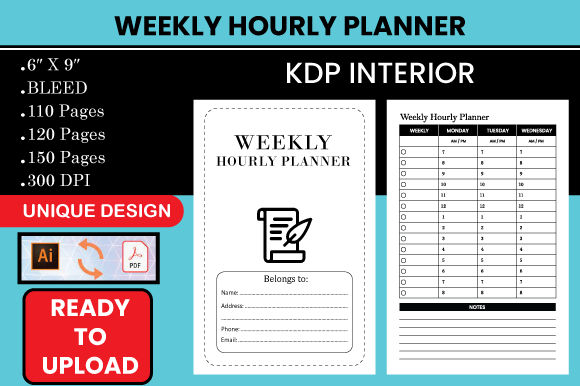 Maximize Your Time with Weekly Hourly Planner