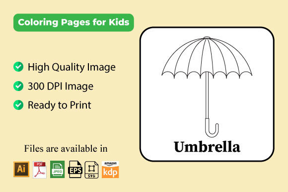 Umbrella Coloring Pages: A Creative and Engaging Activity for All Ages