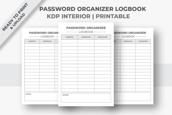Unlock Your Publishing Potential with the Password Organizer Logbook KDP Interior