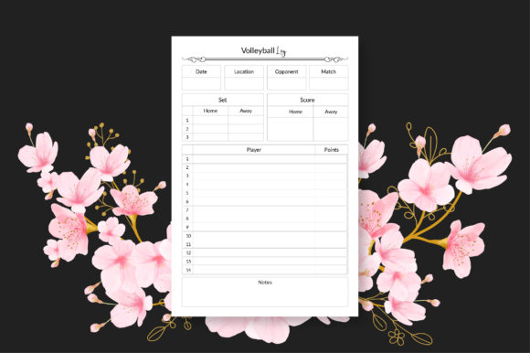 Volleyball Coaching Log Book – KDP Inter