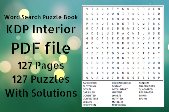 Word Search Puzzles 142 Games Interior: A Versatile Tool for Your KDP Business